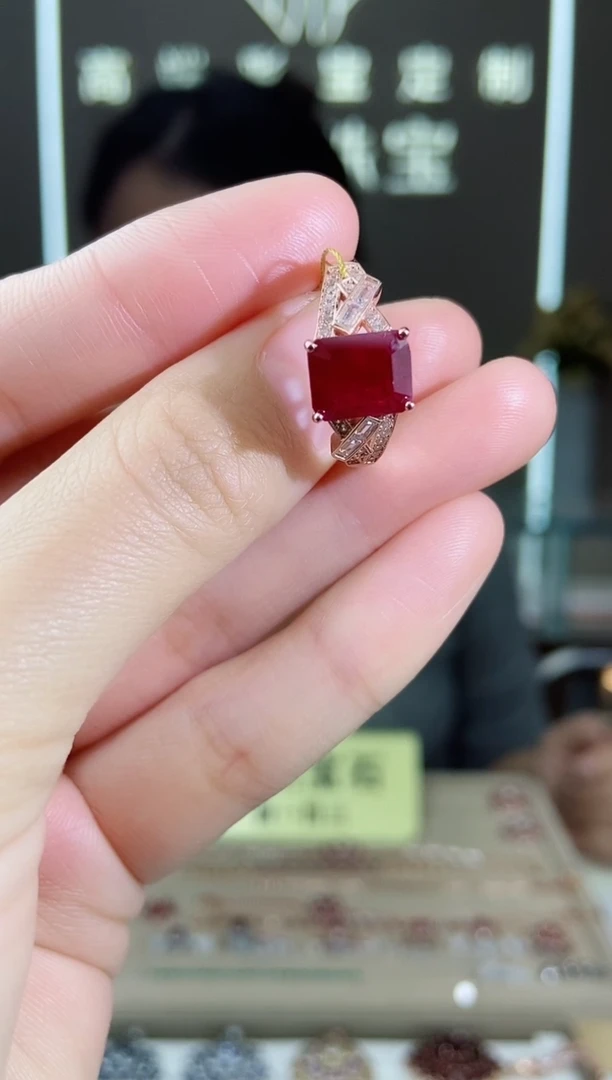 【闪购商品】红宝石手饰银S925镶嵌手饰