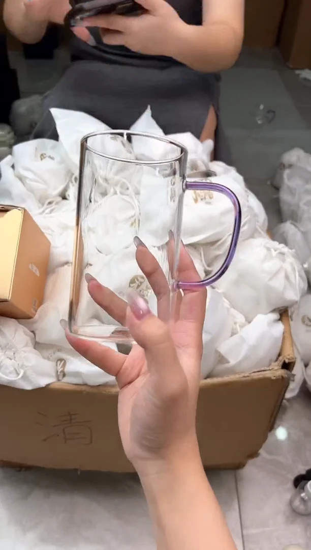 禾墨绿茶杯子浅紫色