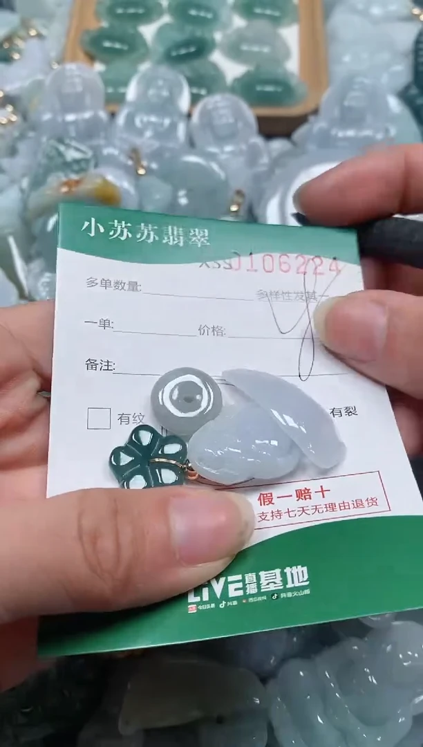 【闪购商品】翡翠颈饰未镶嵌闪购商品0106224