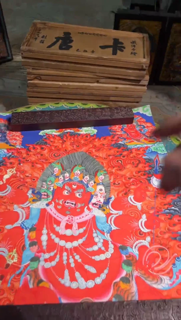 卷轴画东东唐卡tk16