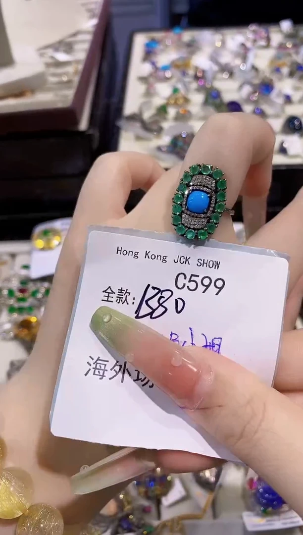 戒指/指环银S925镶嵌钻石香港珠宝展专场不退换