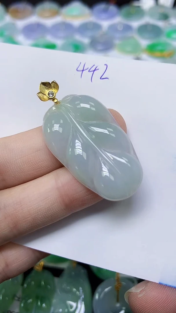 翡翠未镶嵌颈饰 天然缅甸翡翠A货