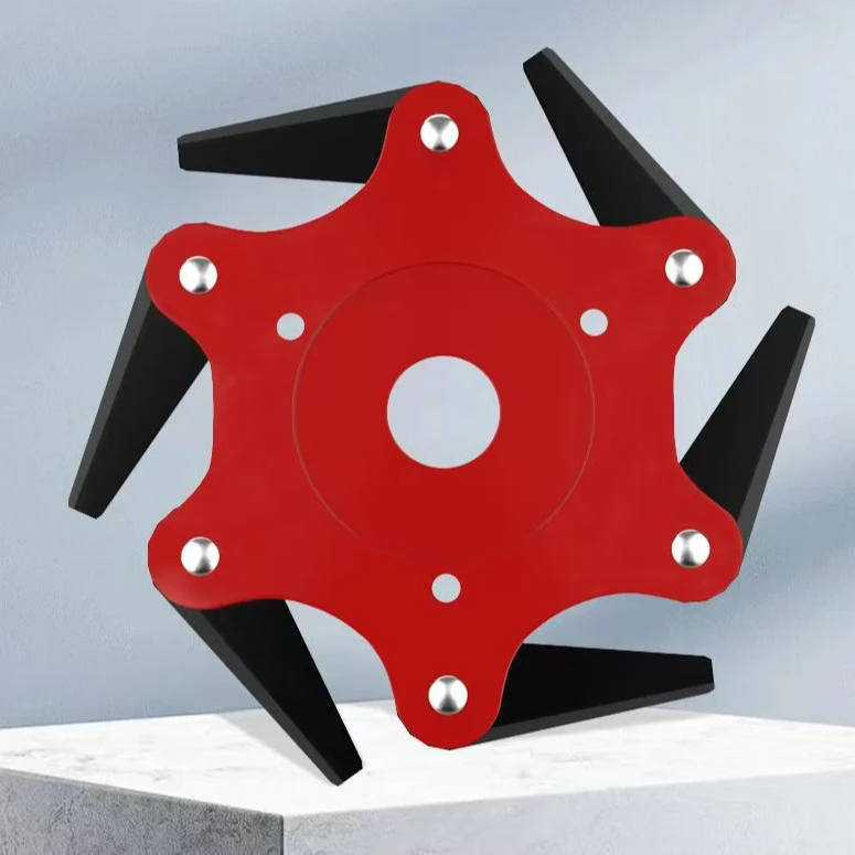 六叶打草头加厚锰钢打草机除草头割草机割灌机园林工具配件通用