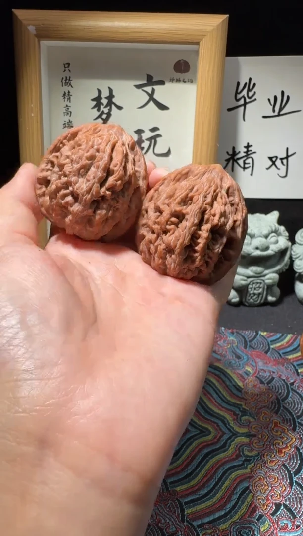 把件文玩核桃40汉高山虎头