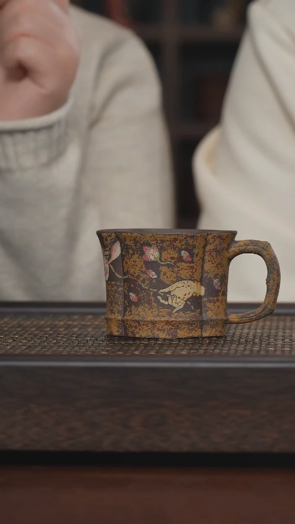 【闪购商品】紫砂茶杯非遗茶器-佛手海棠杯