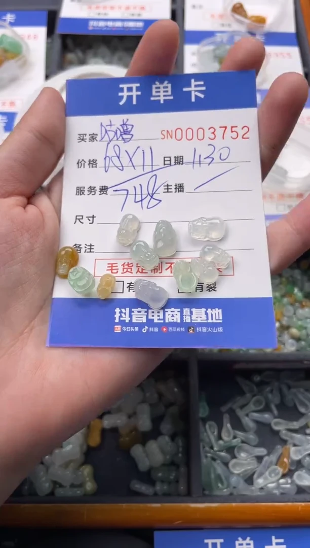 【闪购商品】翡翠颈饰未镶嵌00003752