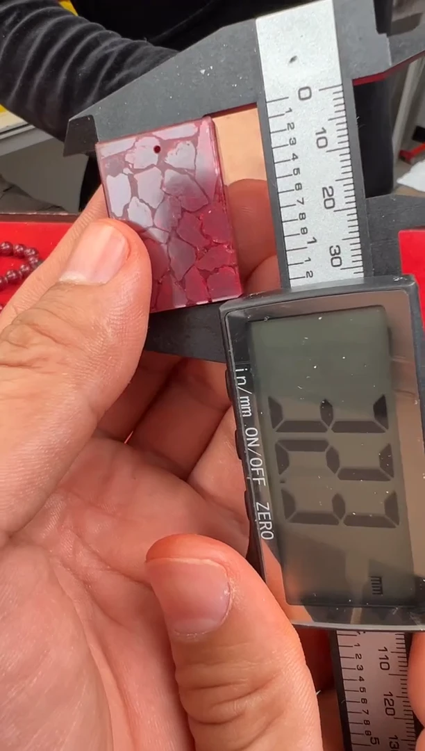 天然辰砂m*x10mm晶体手串