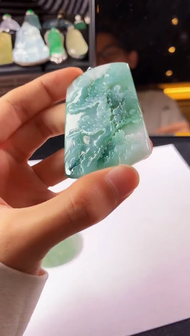 未镶嵌定制翡翠S毛货不退不换