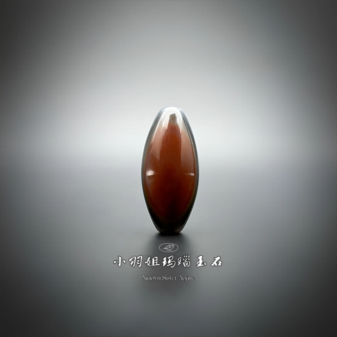 天然缠丝玛瑙佛眼缠丝 尺寸 33*15