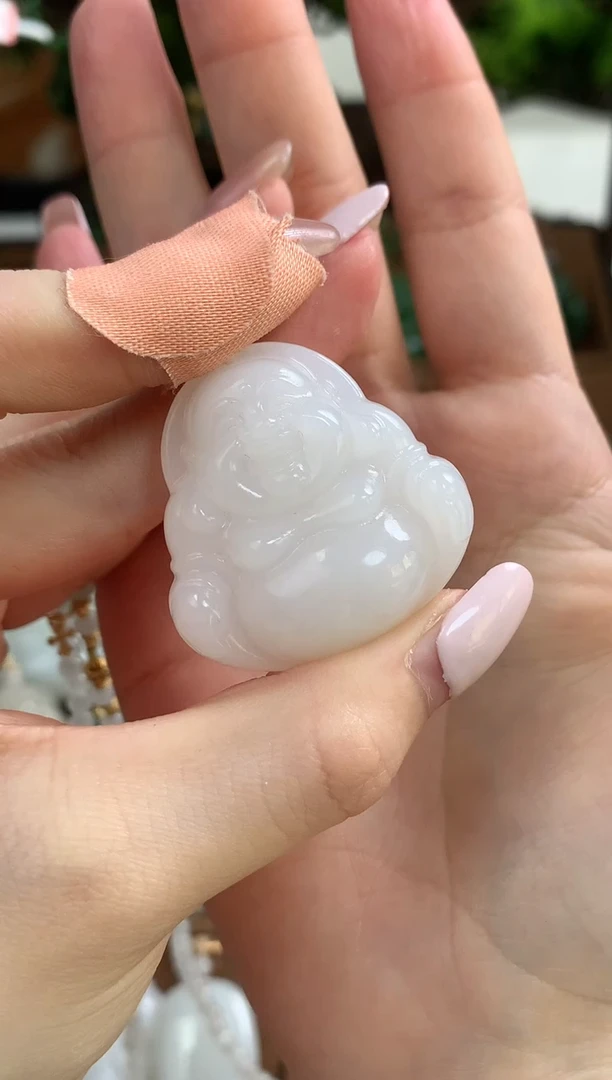 【闪购商品】和田玉颈饰未镶嵌吊坠35mm