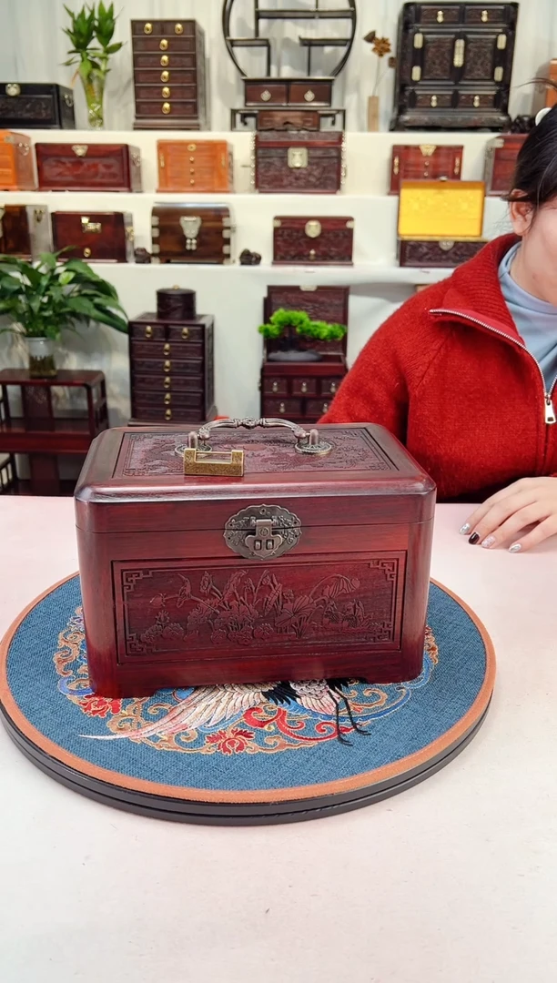 紫檀木类成套家具龙凤呈祥云锦款