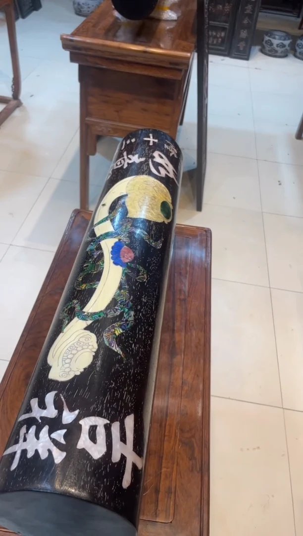 木至**知珍藏老货..紫檀..吉祥如意