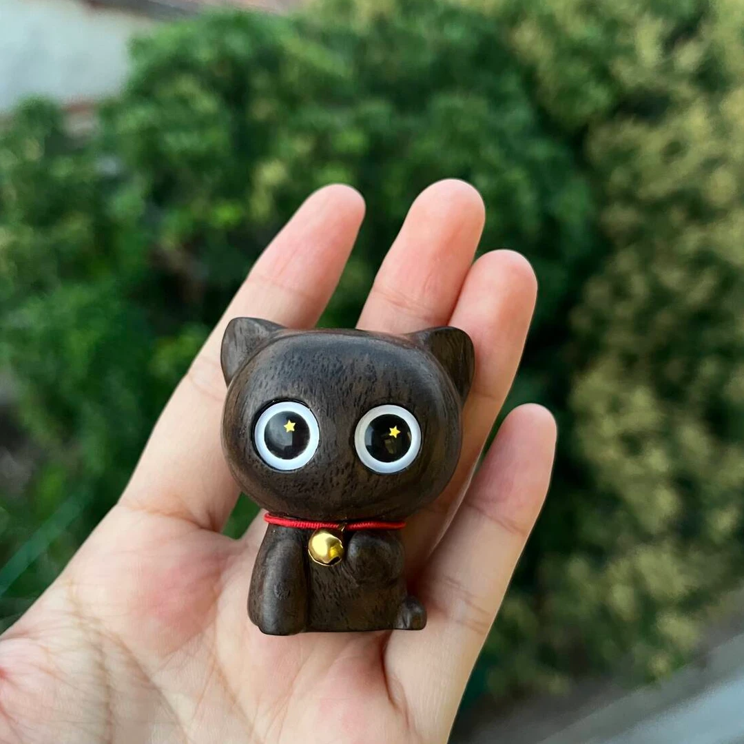 高端精品摆件罗小黑小猫摆件创意摆件汽车工艺品摆件装饰礼品礼物