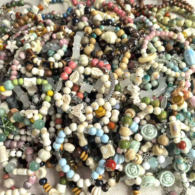 合金陶瓷手链 陶瓷手串