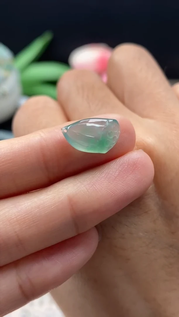 【闪购商品】翡翠颈饰未镶嵌翡翠冰晴莲蓬