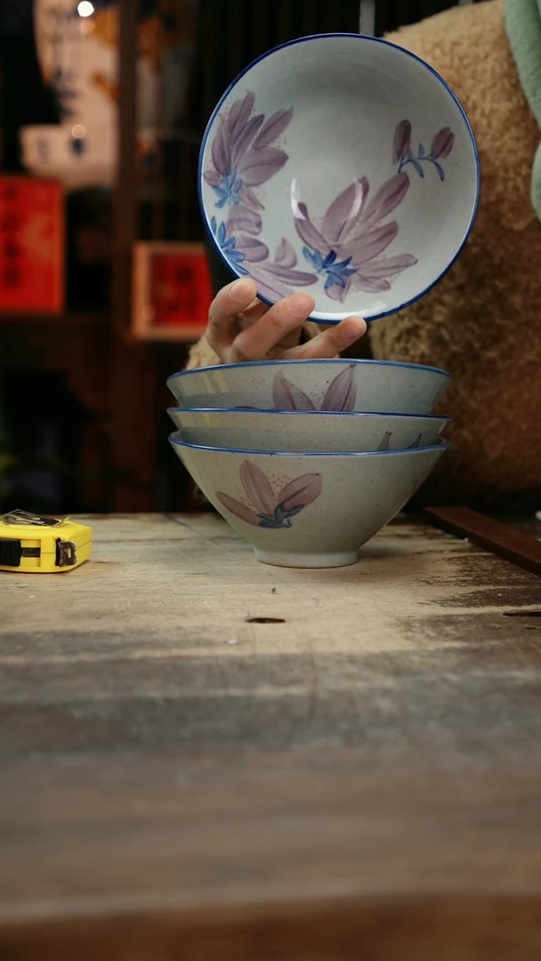 【闪购商品】瓷片景德镇纯手工釉下彩精品餐具