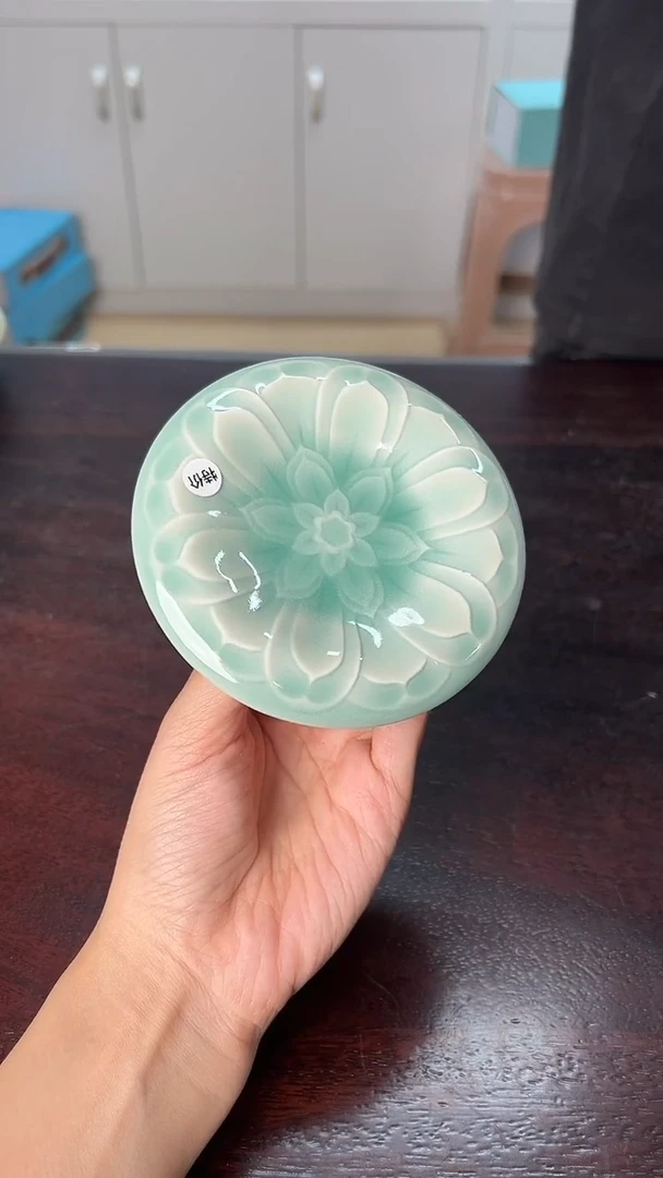 龙泉云间青瓷小米茶器