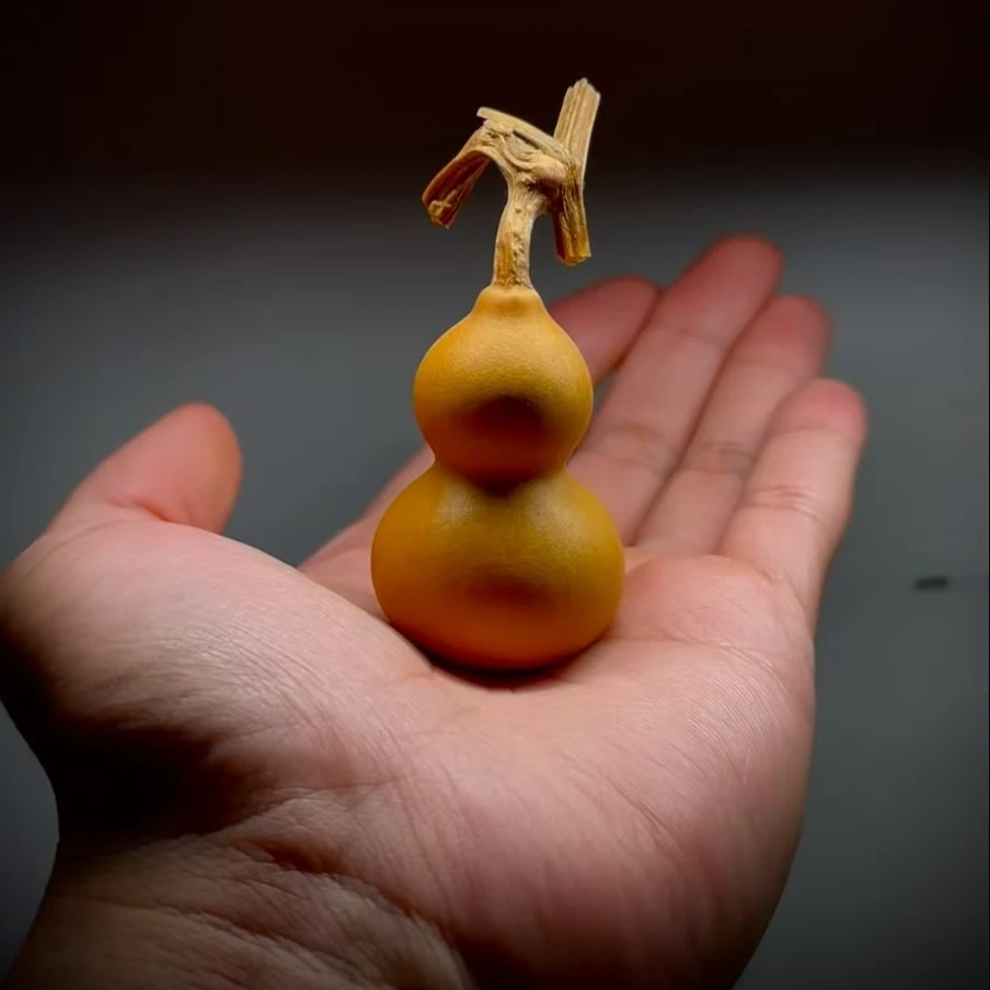 【可定制天然小葫芦】手把件盘玩葫芦文玩带龙头优选小葫芦带福袋