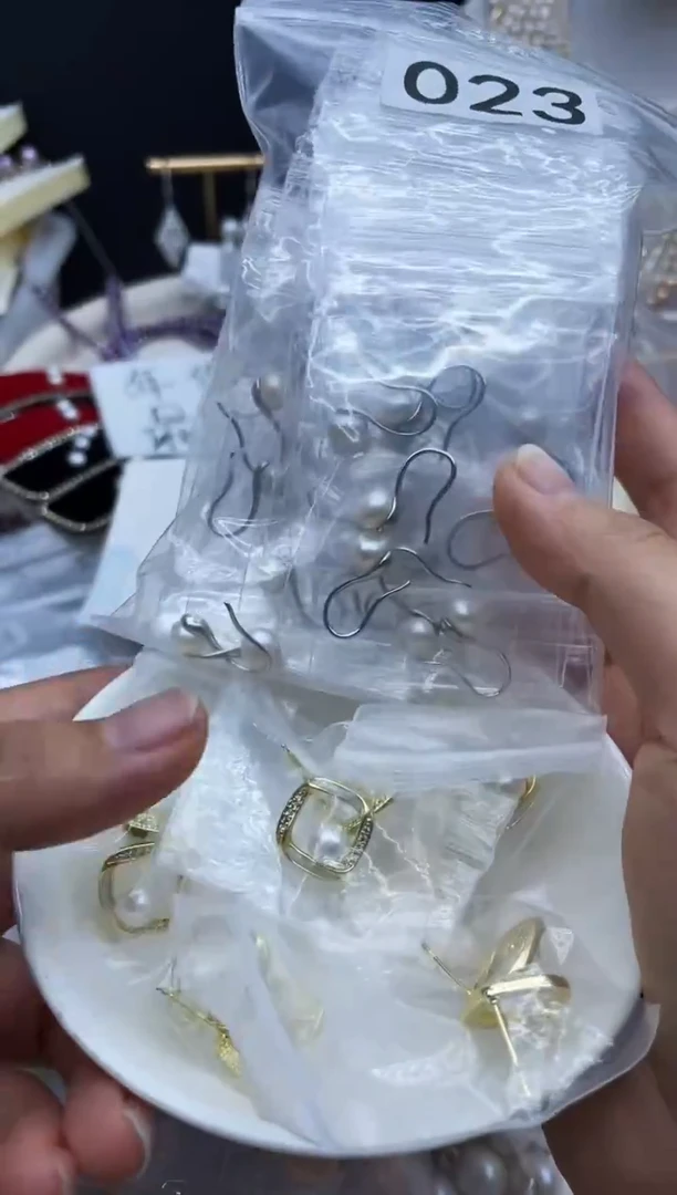 未镶嵌耳饰淡水珍珠耳环+高跟鞋多样性发其二