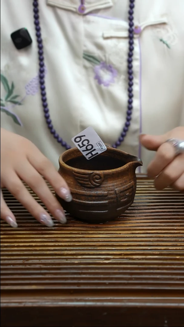 万古烧粗陶手工茶具