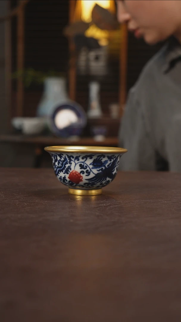 杯景德镇陶瓷杯碗柴烧多人