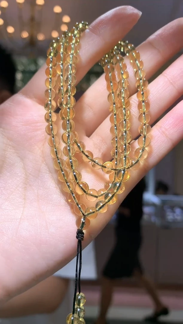 琥珀颈饰未镶嵌老王严选