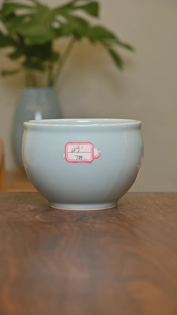 7# 天青釉 水盂 微瑕