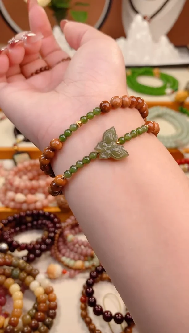 【闪购商品】库克手串蝴蝶库克双圈