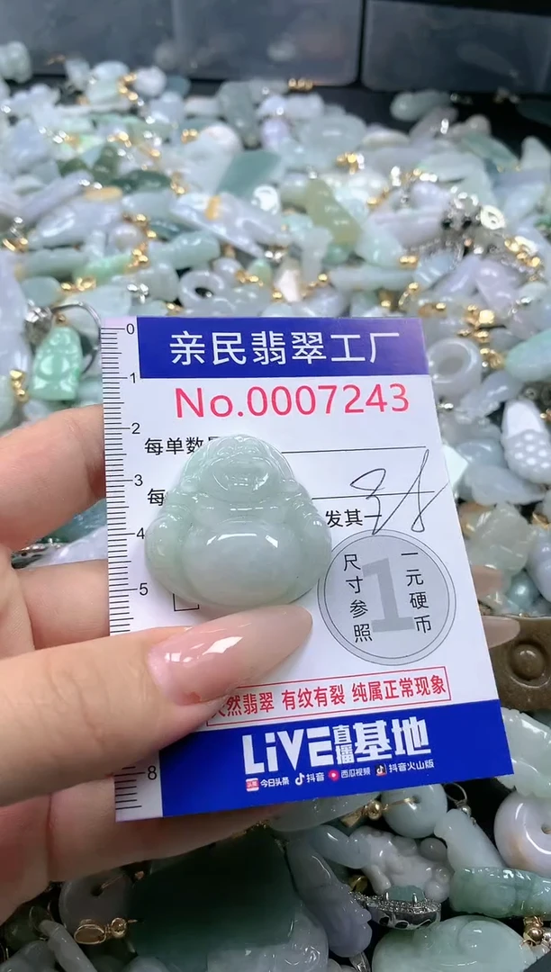 【闪购商品】翡翠吊坠(不含链)未镶嵌7243