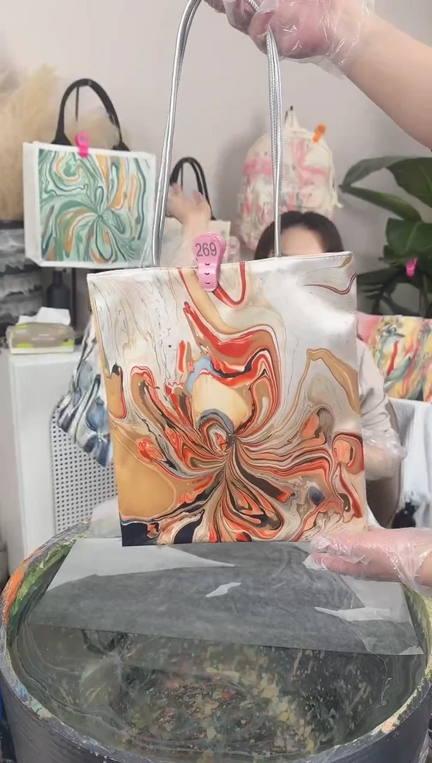 269丝绸单肩小艺手作漆包