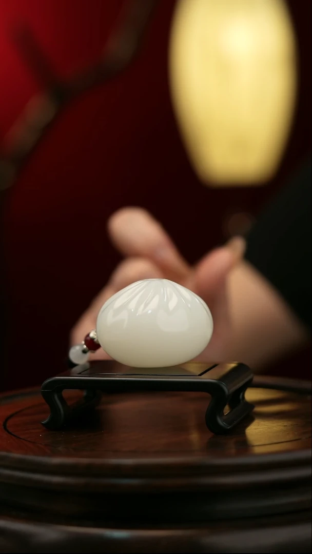 玉【小福包】天然玉石摆件