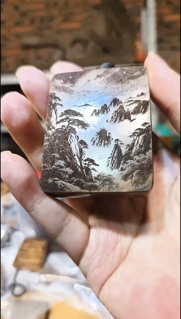 楠木（金丝楠）把件无事牌