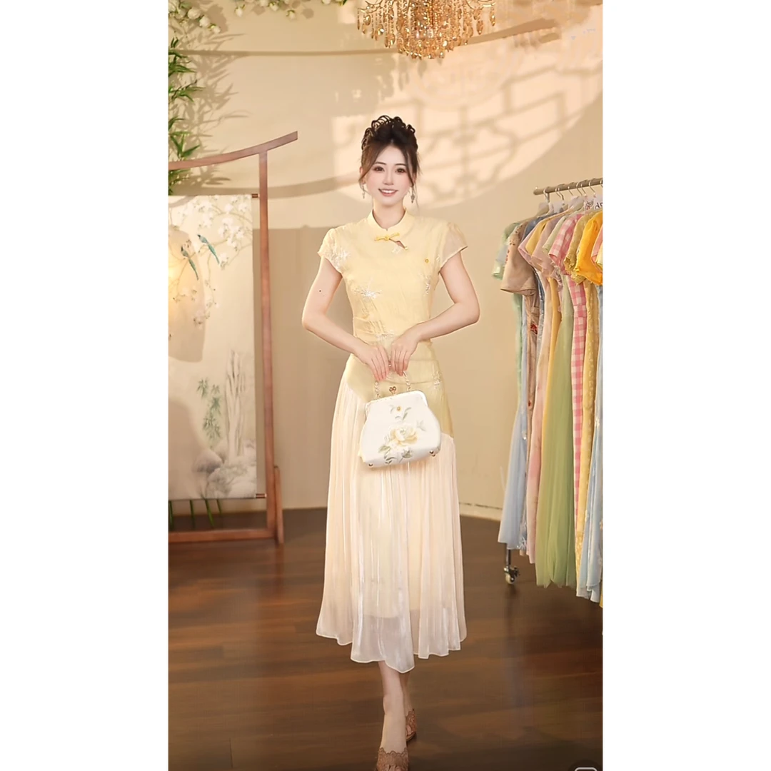 瑞瑞定制-1663连衣裙YQ1083-XX