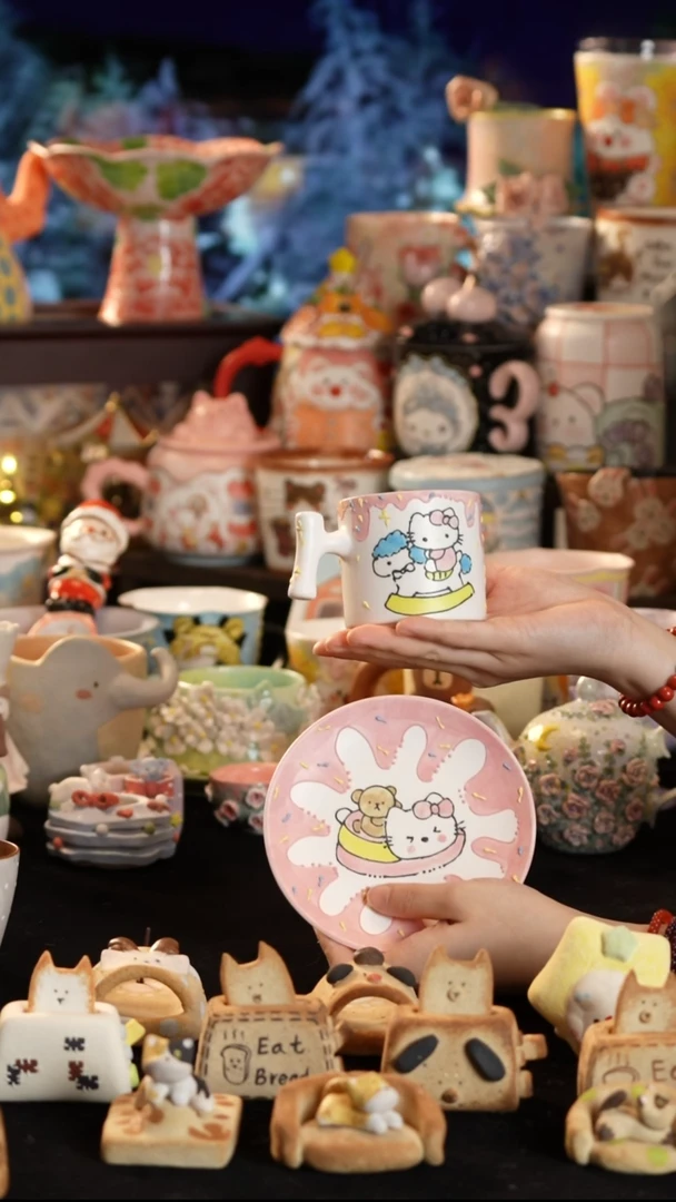 其他陶景德镇釉下彩手绘设计师款陶瓷