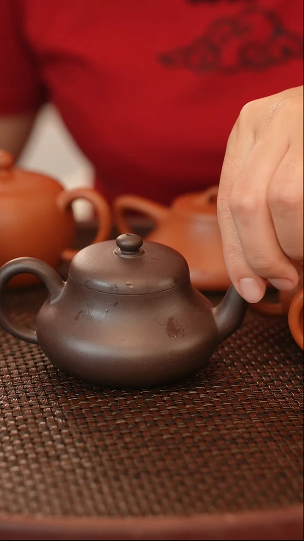 茶壶紫砂全手 紫茄泥 君德 130cc
