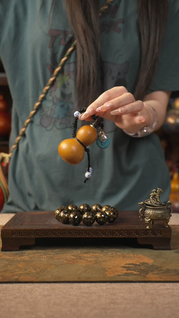 大漆一物一拍记葫堂出品[不带手串】