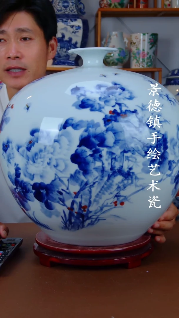 摆件景德镇手工手绘陶瓷摆件30