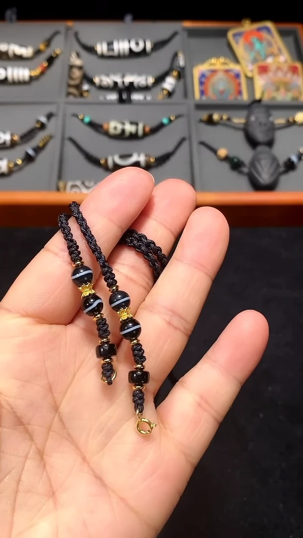 【闪购商品】玛瑙/玉髓项链未镶嵌一线多用链