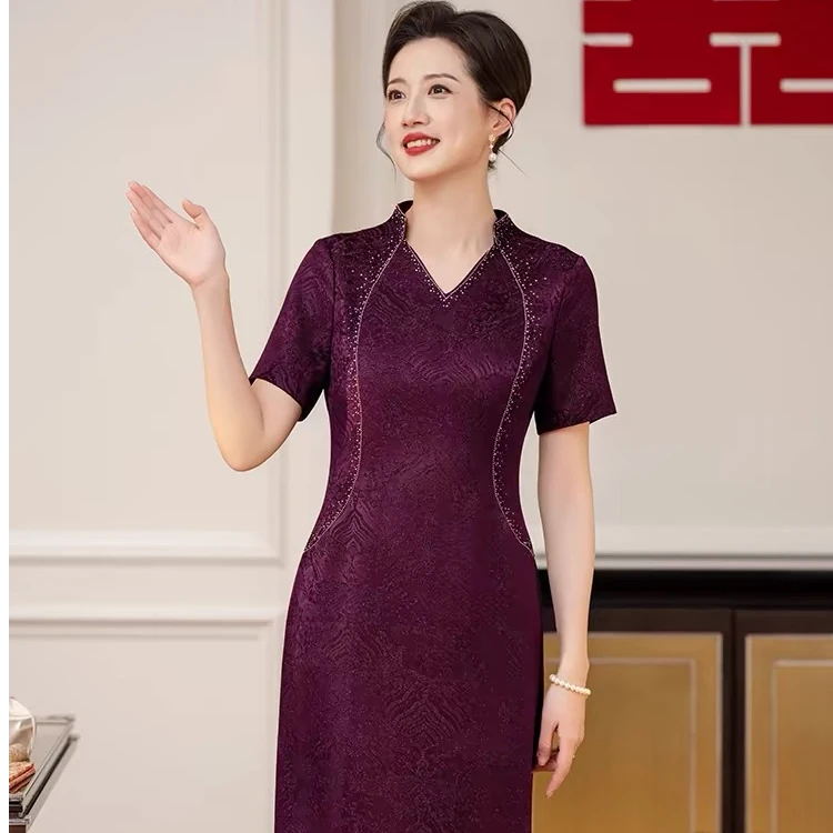 【喜妈妈囍婆婆】吴苏织匠 优雅气质高端旗袍婚宴会大气手工礼服