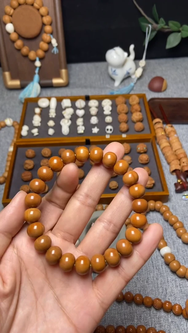 猴头核桃吊坠米*妈橘皮算盘11瑕