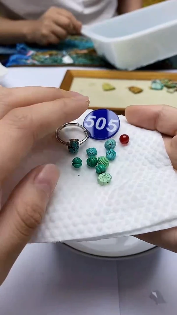 玛瑙/玉髓珠子银S925镶嵌505