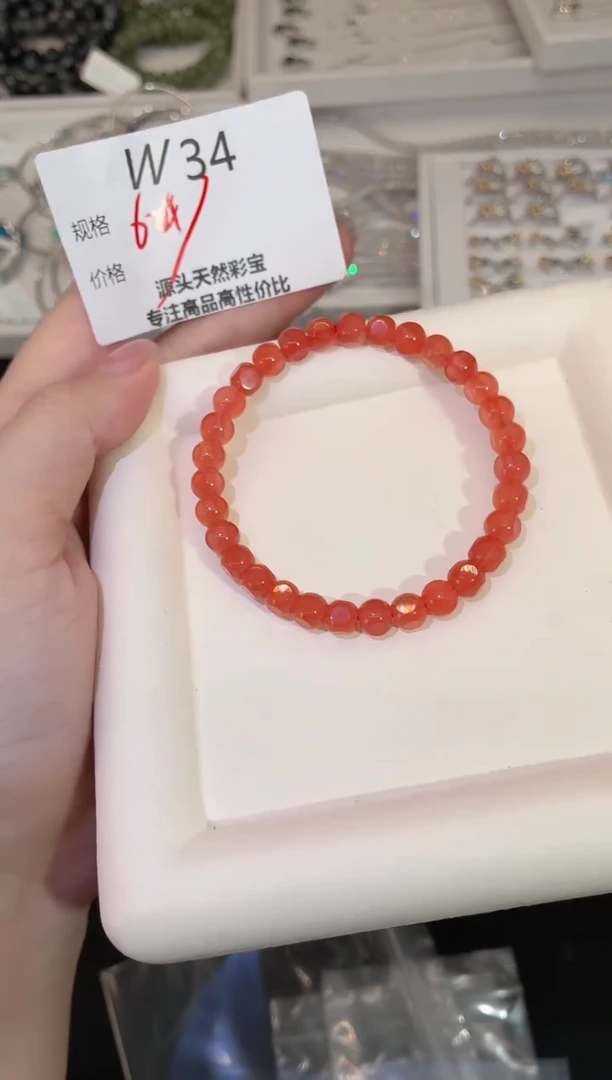 未镶嵌手串南红玛瑙多样性发一W34
