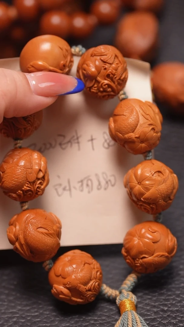 手串橄榄核自**话2.2/荷叶鱼差价