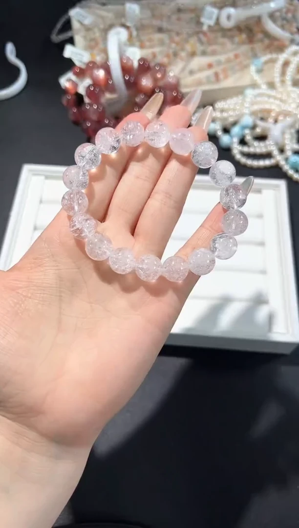 未镶嵌手串水晶69o多样性发其一【1条】默认微瑕11mm