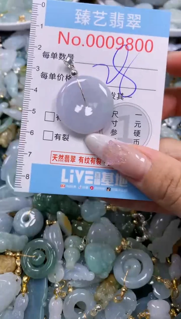 翡翠未镶嵌颈饰9800