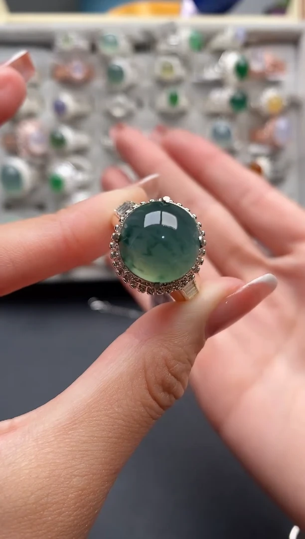 未镶嵌戒指翡翠888888+6