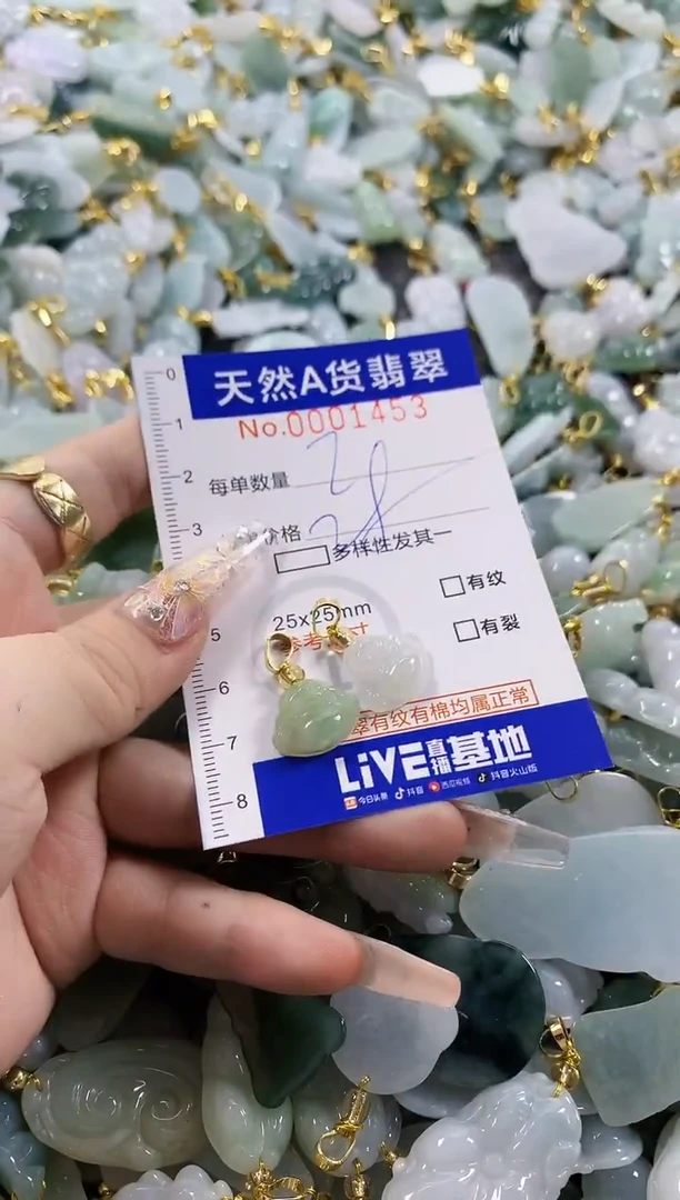 颈饰未镶嵌翡翠天然A货翡翠