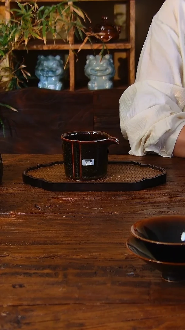 瓷片清**器原矿汝瓷福利单杯