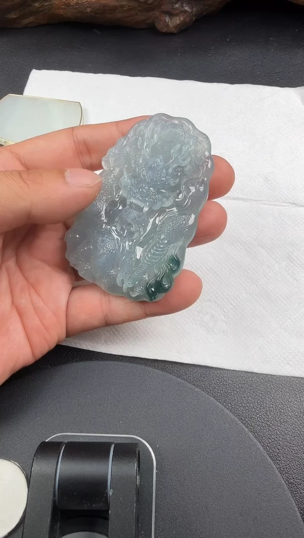 吊坠(不含链)未镶嵌翡翠翡翠饰品-163