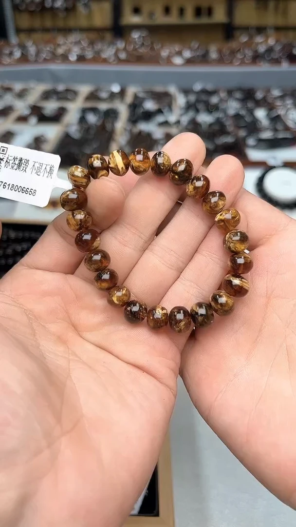 裸石琥珀未镶嵌墨**律 抚顺琥珀9+多样性发其一